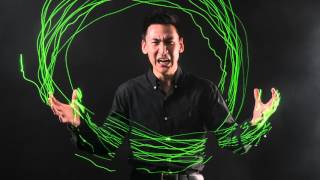 Keith Laser Light Painting Portraits