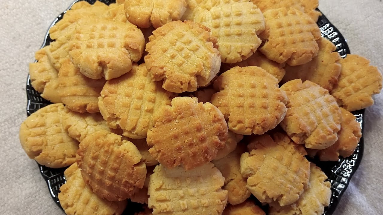 بسكويت زبده الفول السوداني لذيذ جدا. وصفة كوكيز سريعه وبسيطه. 🍪🍪
