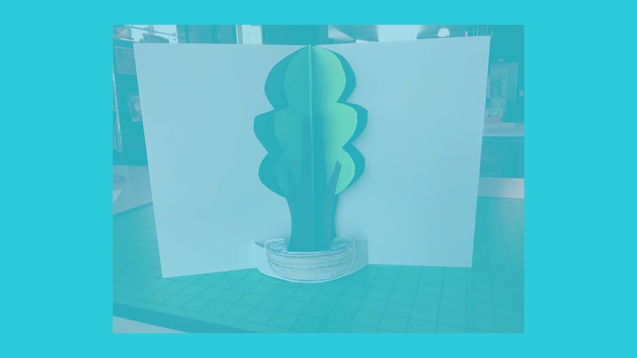 Tuto Ateliers D Arts Plastiques A La Maison Un Arbre Pop Up Youtube