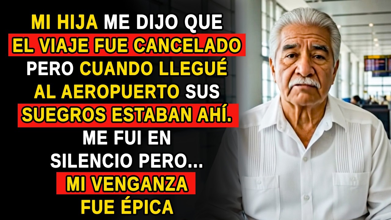 PAGUÉ UN VIAJE A CANCÚN Y MI HIJA ME MINTIÓ PARA LLEVAR A SUS SUEGROS GRINGOS… LO QUE HICE FUE ÉPICO