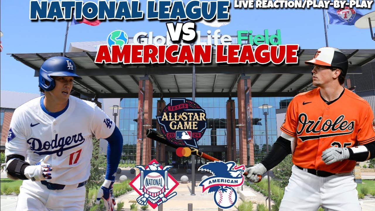 2024 MLB ALL STAR GAME LIVE REACTION/Play-By-Play - YouTube