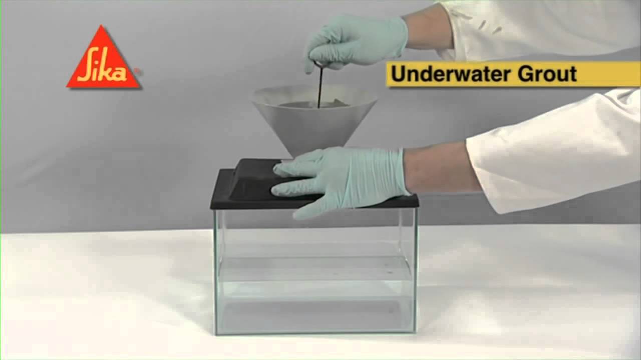 Sika Underwater Concrete System Demo Sika Limited YouTube