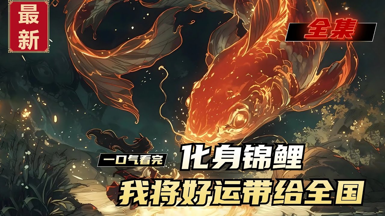 《化身锦鲤，我将好运带给全国》全集，相传鲤鱼跃龙门便可飞升化龙，可我却还是一只人畜无害的小鲤鱼，却引得全国轰动。