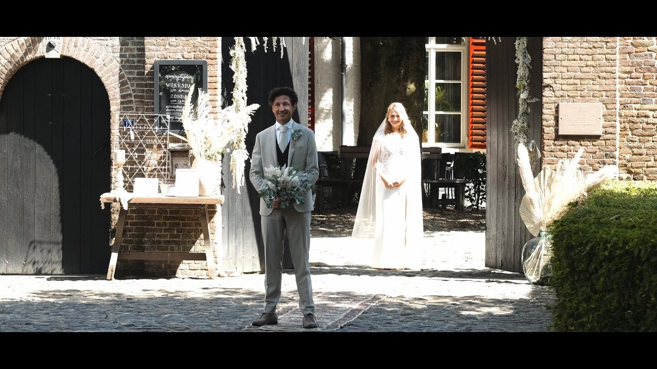 Trouwfilm teaser Anne en Robbie / Kasteel Tongelaar