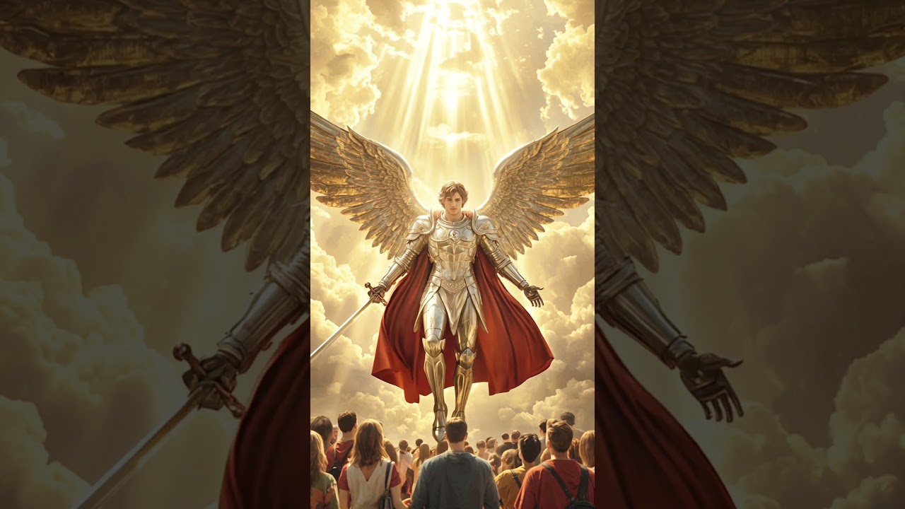 "The Glorious Descent of Archangel Michael" 