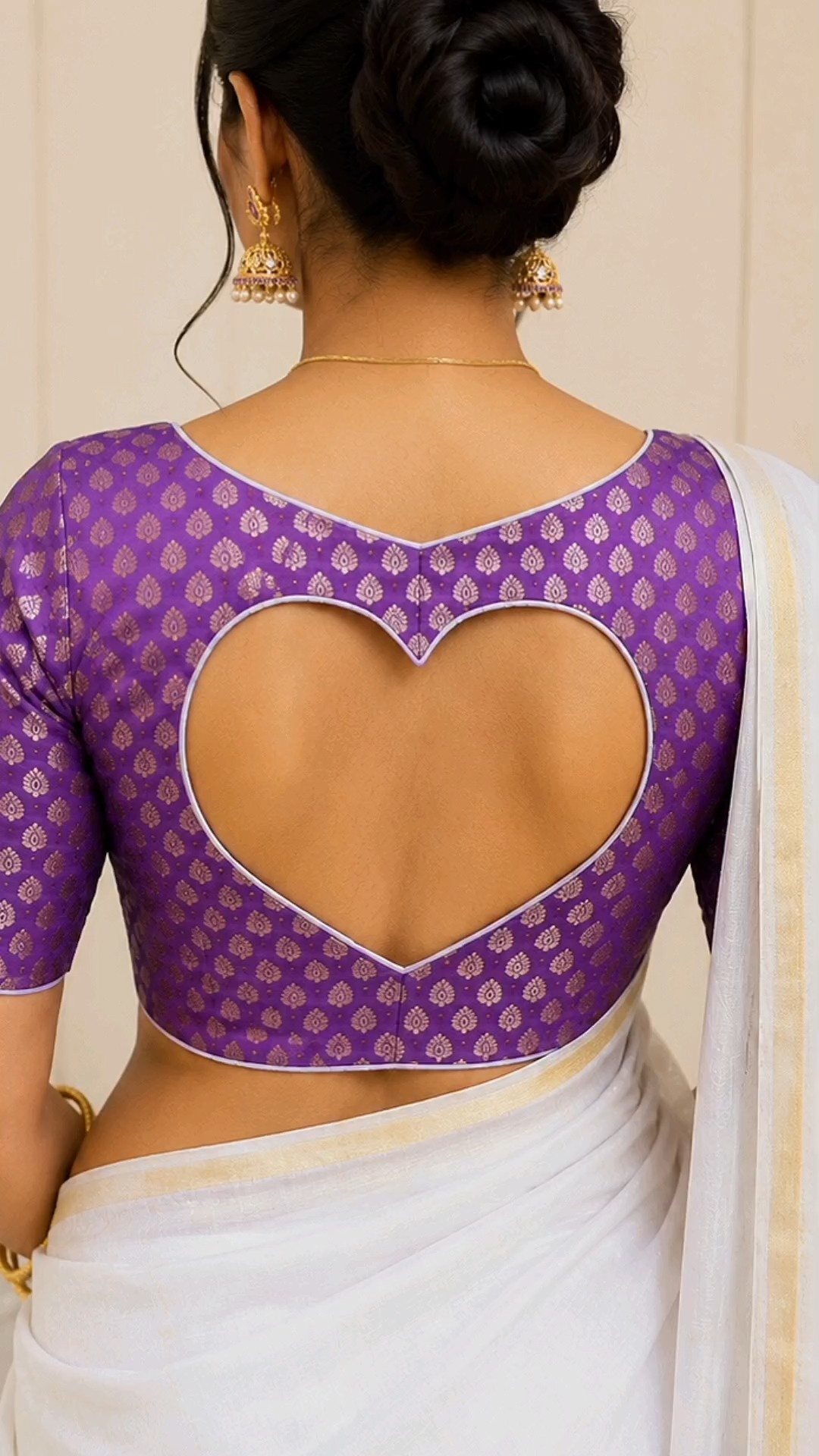 Super backneck heart design🤩#ytshorts #blouse #diy #fashion