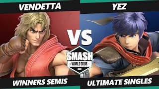 SWT NA Southeast Online Winners Semis - Vendetta (Ken) Vs. Yez (Ike) SSBU Ultimate Tournament