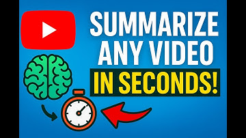How to Summarize Any YouTube Video Instantly with AI (No Watching Needed!)