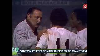 1977/78.- Santos FC 1 (5) vs. Atlético Madrid 1 (6) Ciudad de São Paulo - Final