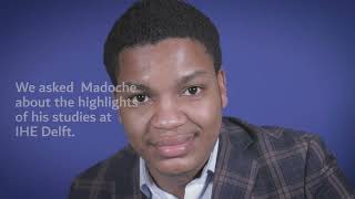 IHE Delft 💧 Interview with MSc student Madoche Jean Louis