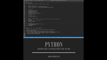 54 Reemplazar y centrar cadenas de textos con Python