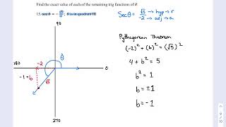 MAT 182 - Notes 7.4 - Applications of Reference Angles