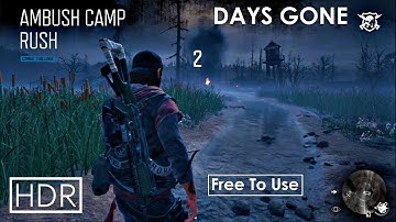 Days Gone | No Copyright Gameplay | Free to Use | No Copyright Gameplay Stock Video