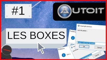 [TUTO] AutoIT #1 BOXS (MsgBox, InputBox ...)