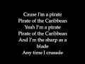 Chris martin pirates of the caribbean lyrics