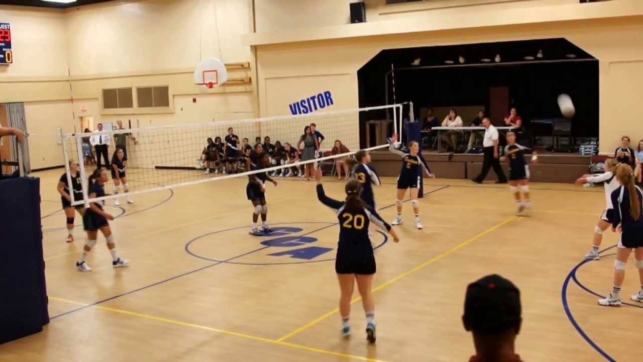 Seton School Manassas Vs Christ Chapel Academy Volleyball 2012 - Youtube