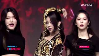 180406  CLC(씨엘씨) - Black Dress(블랙 드레스) @ Simply K-POP