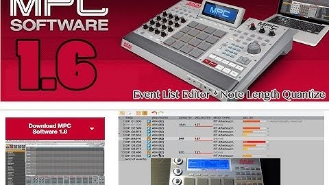 MPC SOFTWARE 1.6 First Look (Event List & Note Length/End Quantize) Demo