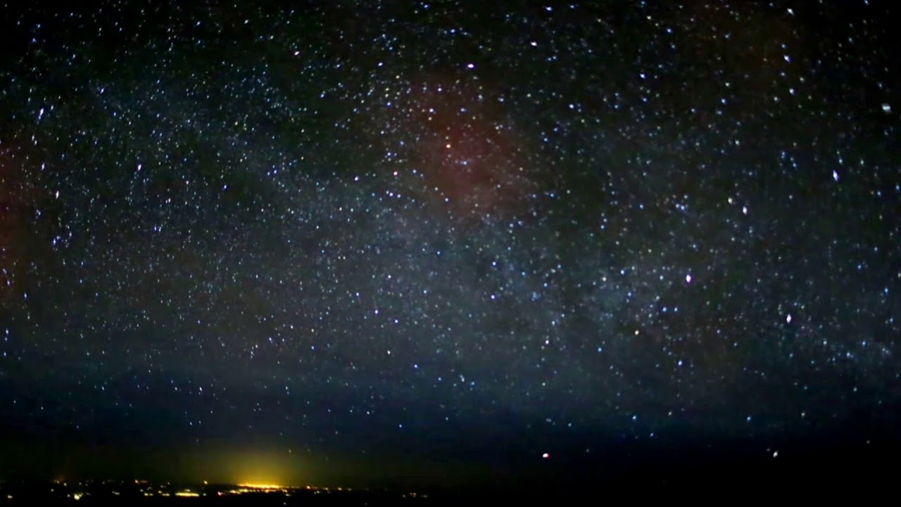 Звёздное небо над Охотским морем - YouTube