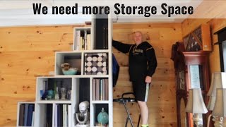 Pole barn to House Build: Barndominium Under the stairs storage, finishing the loft railing,