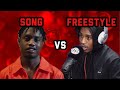 Rappers Songs vs Rappers Freestyles