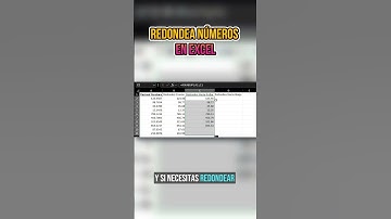 Redondea números en Excel de forma precisa