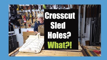 5 Cuts and 34 Holes to a Perfect Matchfit Crosscut Sled