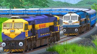 WDG4D RESCUE WDP4D ICF EXPRESS TRAIN | BUMPY RAILROAD | Train Simulator | Railwork | NTG GAMING screenshot 4