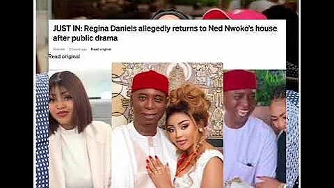 JUST IN: Regina Daniels allegedly returns to Ned Nwoko’s mansion. #reginadaniels #nednwoko