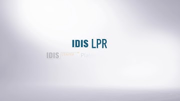 IDIS LPR