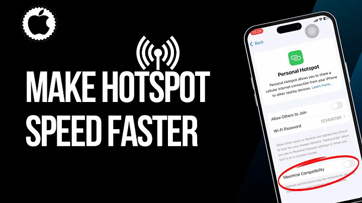 How to Make iPhone or iPad’s Hotspot Speed Faster