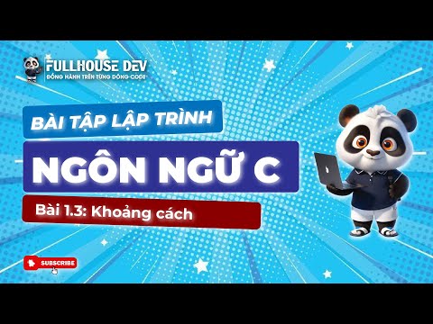 Video [BÀI TẬP] 1.3 KHOẢNG CÁCH TRONG NGÔN NGỮ LẬP TRÌNH C... - youtube