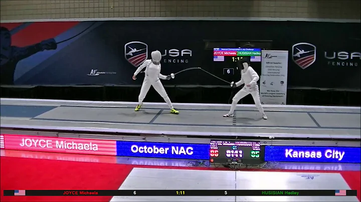 2019 October NAC Cadet Women's Epee Gold: Joyce vs...