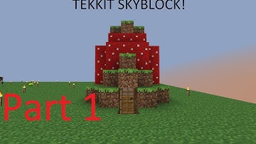 [Tekkit] Skyblock playthrough Part 1