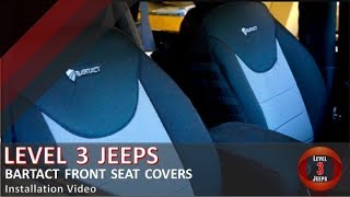 Bartact Front Seat Covers Air Bag Compliant Jeep JK