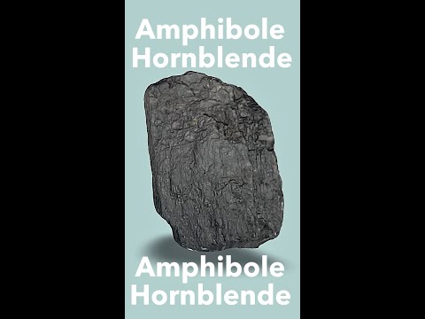 Video: Hornblende: egenskaber, sammensætning og anvendelse