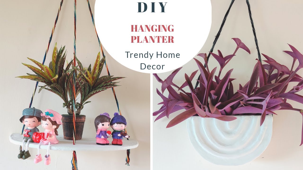 2 Unique Ideas for Hanging Plants Indoors | DIY Hanging Planter