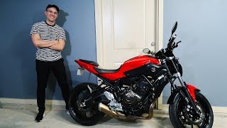 Meet our New Giveaway Bike! First Ride on the Yamaha FZ07