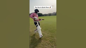 Perfecting Your Running Between the Wickets ✅💯  #shorts #cricket #cricketlover #batting