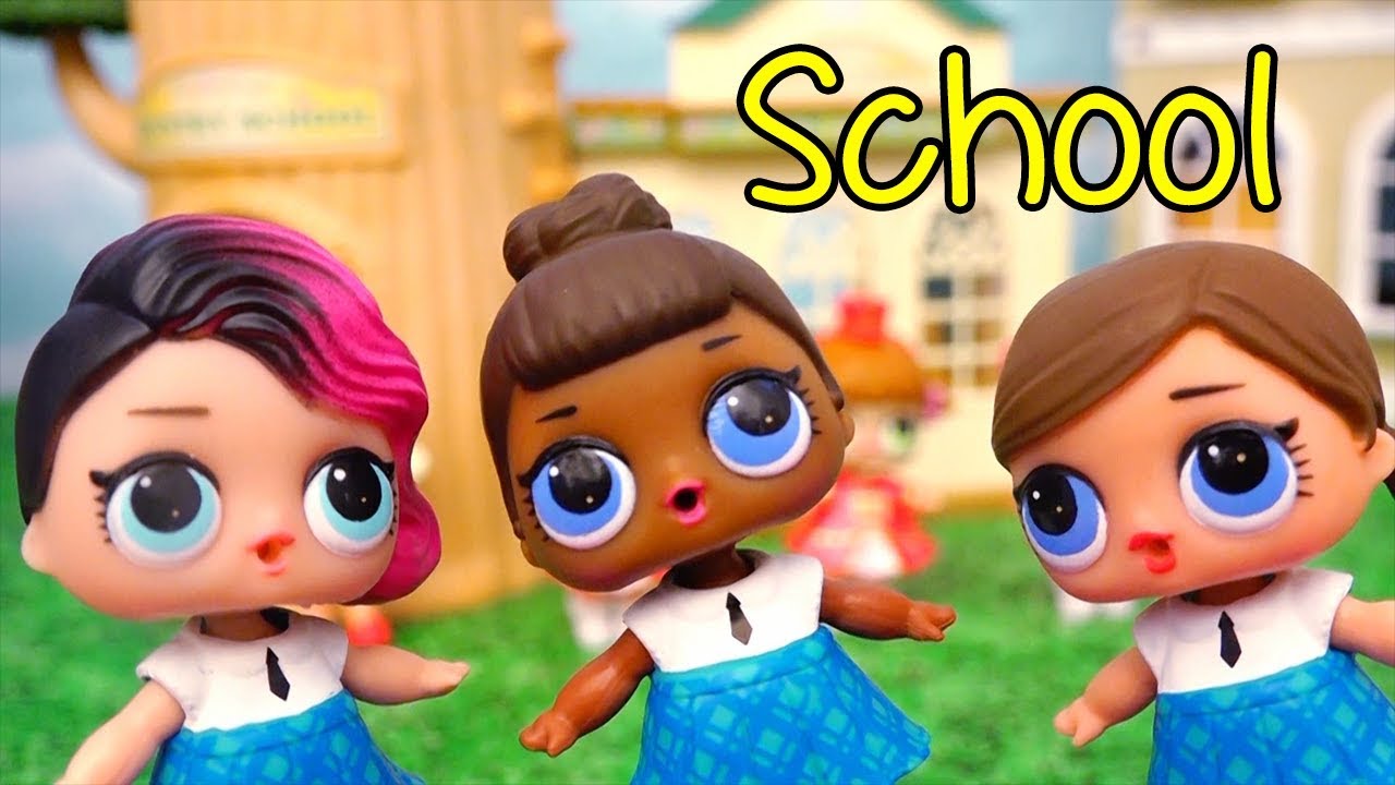 Lol Dolls Want Cheerleader Team School Fun Play Youtube
