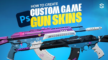 How to Create CUSTOM GAME GUN SKINS in Photoshop!