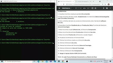 CMD: Crear, Mover, copiar y Eliminar: archivos y directorios || 2021