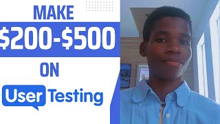UserTesting Practice Test (Get Paid $200 - $500 Per test)