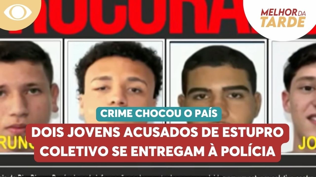 Dois jovens acusados de estupro coletivo se entregam à polícia em Copacabana