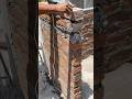 Brick Wall Construction Secrets! 🧱 standard brickwork hacks #construction #shorts #masonry