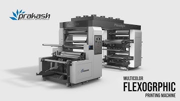Flexo 4 Colour Roll to Roll Stack Type Flexographic Printing Machine | 100% Made in India