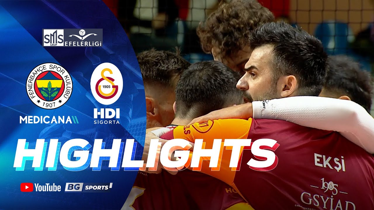 HIGHLIGHTS : Fenerbahçe Medicana vs Galatasaray Hdi Si̇gorta |SMS Grup Efeler Ligi 2025/26| 26.11.25