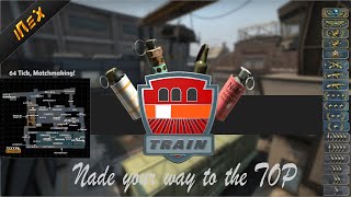 Train T Smoke A hell from B upper ladder