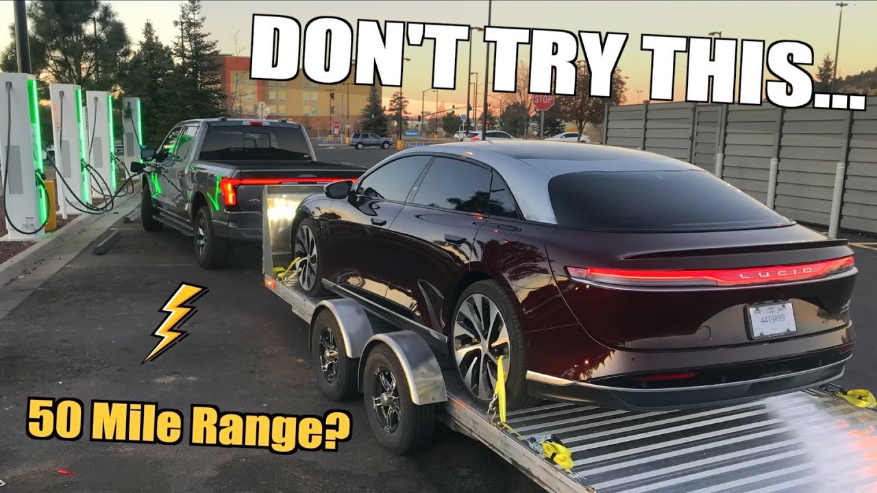 Buying a Ford Lightning EV To Tow Our Lucid Air 1,500 Miles Home! YouTube