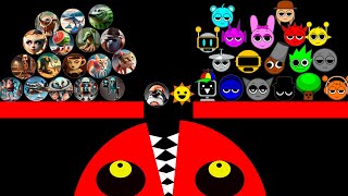 Italian Brain Rot Vs Sprunki Survival Marble Race In Algodoo